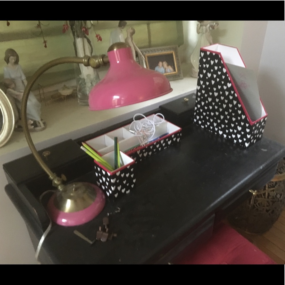 PB Teen desk lamp and accessories